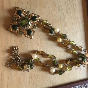 Antique costume jewelry